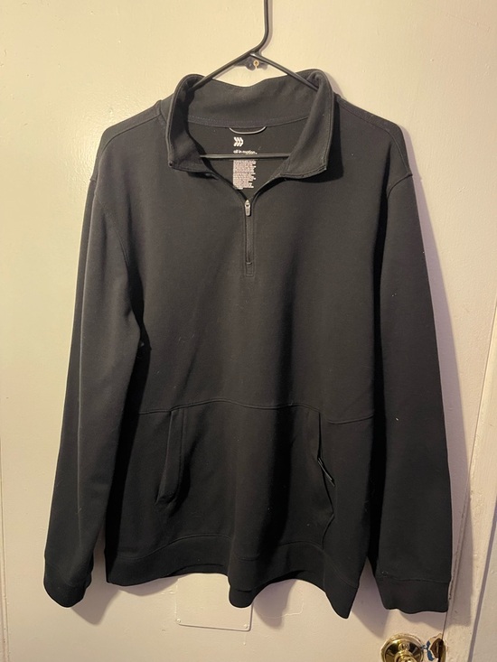 all in motion Other - all in motion Men's Black Half-Zip Pullover Sweater